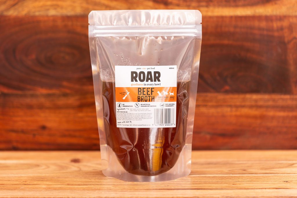 Beef Broth Raw Dog Food Roar Pet Food