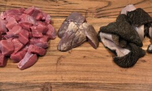 Dog Food - Veal, Heart and Tripe Price Details $8.95 for 500g Gourmet Range, Raw Dog Food